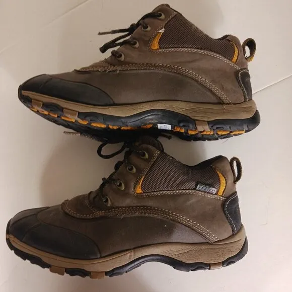 LL Bean Dri-Lex TEK 2.5 Waterproof Hiking Shoes Size 9M Brown 2 Zone Comfort