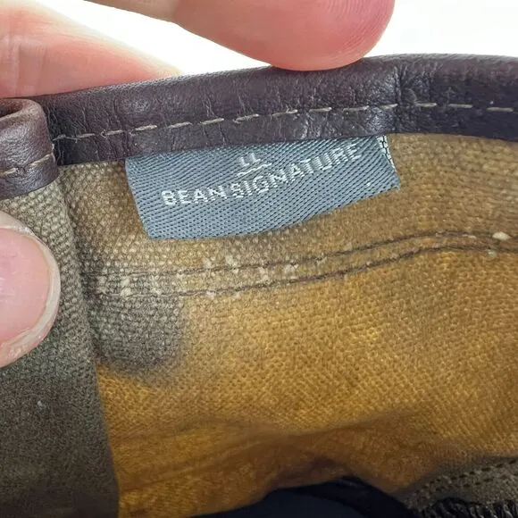 L.L Bean Maine Hunting Shoes Women's 8 Green Waterproof Leather Lace Up High Top