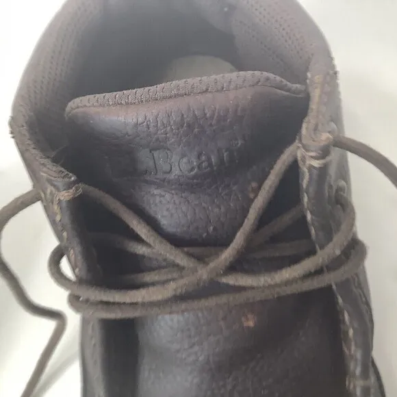 Ll Bean Mens Brown Leather Chukka Ankle‎ Boots Size 10.5M