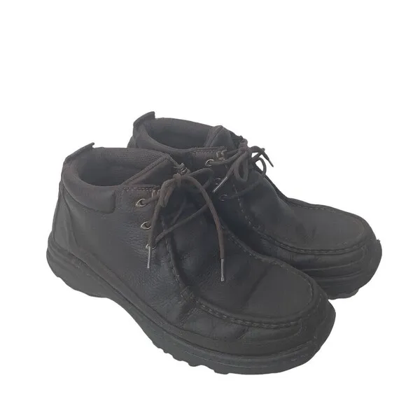 Ll Bean Mens Brown Leather Chukka Ankle‎ Boots Size 10.5M