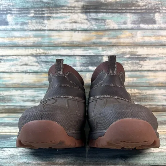 LL Bean Storm Chaser 5 Loafer Mens Sz 13M Waterproof Brown Leather Slip On Shoes