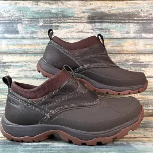 LL Bean Storm Chaser 5 Loafer Mens Sz 13M Waterproof Brown Leather Slip On Shoes
