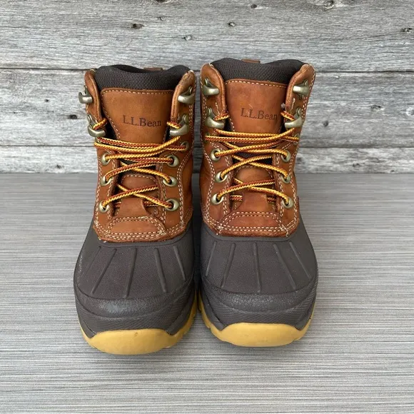 LL Bean Storm Chaser Tek 2.5 Primaloft Leather Duck Boots