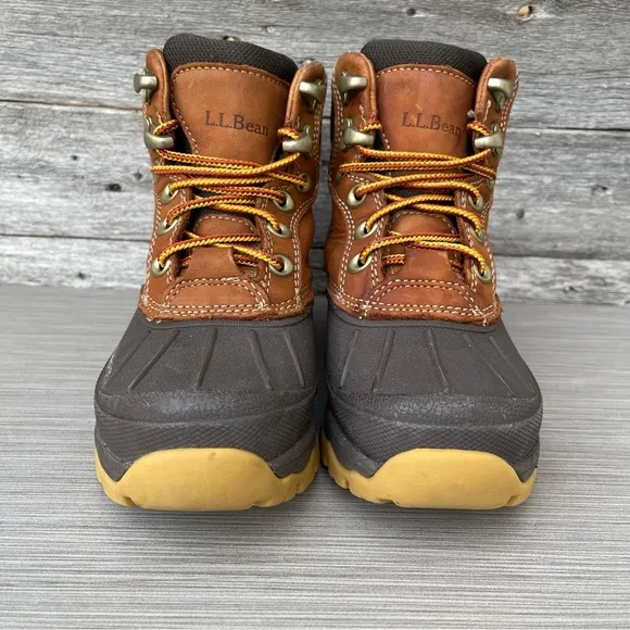 LL Bean Storm Chaser Tek 2.5 Primaloft Leather Duck Boots