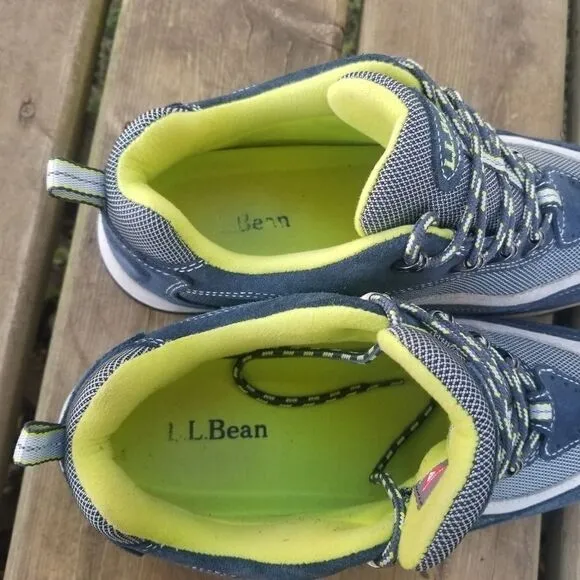 L.L.Bean Tek 2.5 Waterproof Hiking Low Boot Shoes 11 Blue Green Gorpcore