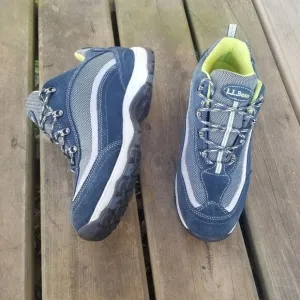 L.L.Bean Tek 2.5 Waterproof Hiking Low Boot Shoes 11 Blue Green Gorpcore