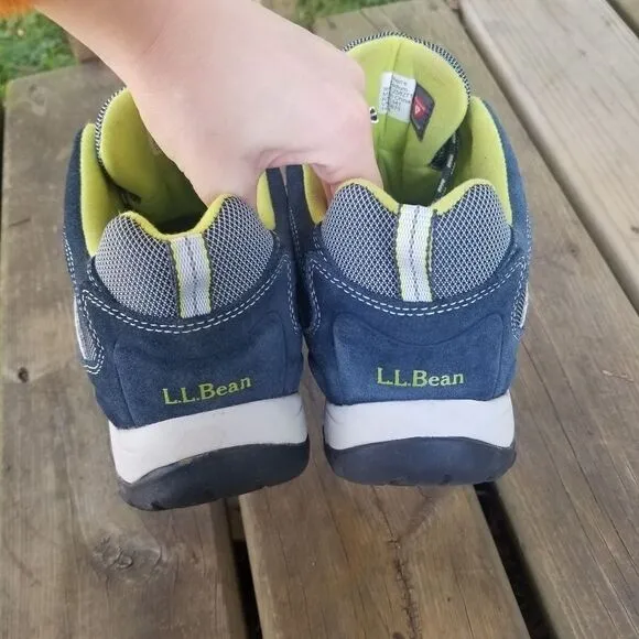 L.L.Bean Tek 2.5 Waterproof Hiking Low Boot Shoes 11 Blue Green Gorpcore