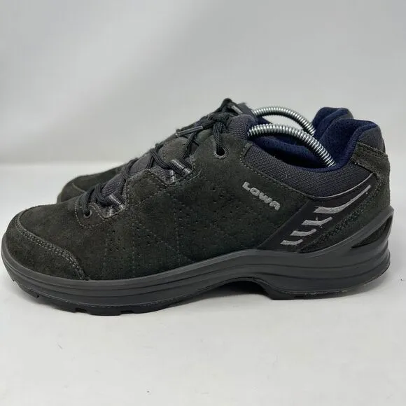 Lowa Tiago Lo Hiking Shoes Men's 9.5 Suede Outdoors Camping