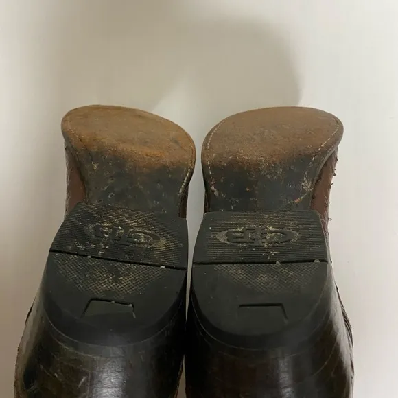 Lucchese 2000 Men’s 10.5D Bown Full Quill Ostrich Western Boots