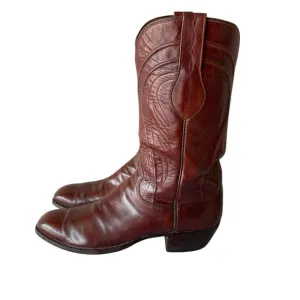Lucchese Handcrafted Classics Goatskin Boots - Square Toe Size:12A