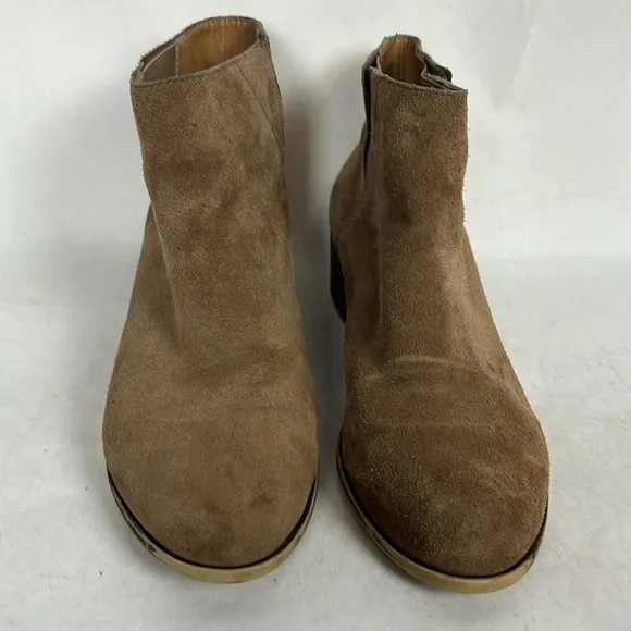 Lucky Brand Benissa Suede Leather Pull-on Ankle Booties