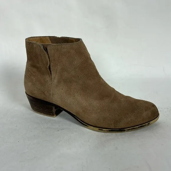 Lucky Brand Benissa Suede Leather Pull-on Ankle Booties