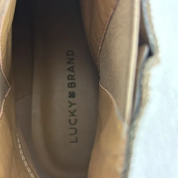 Lucky Brand Benissa Suede Leather Pull-on Ankle Booties