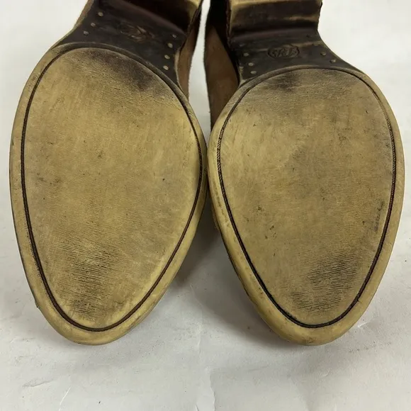 Lucky Brand Benissa Suede Leather Pull-on Ankle Booties