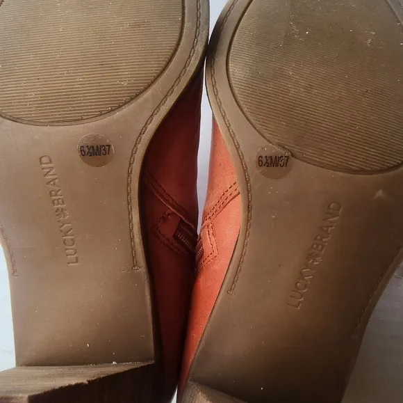 Lucky Brand | Leather Ankle Boots, size 6.5