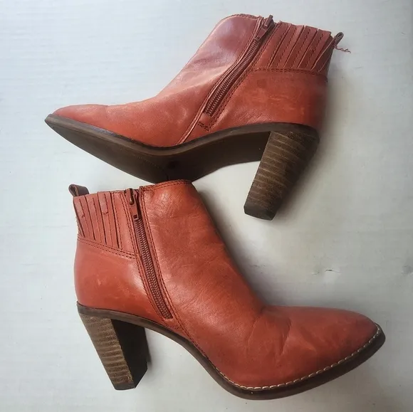 Lucky Brand | Leather Ankle Boots, size 6.5