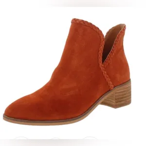 Lucky Brand Terisha Womens Suede Pointed Toe Ankle Boots size 7.5 New w/o tags
