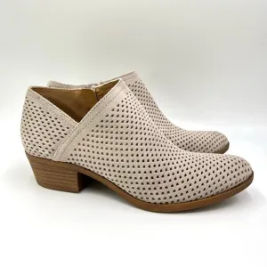 Lucky Brand Women's Baylah 2 Perforated Leather Ankle Boots Booties 9