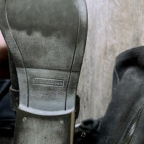 Luxe De Leon Templo Harness Boots Black