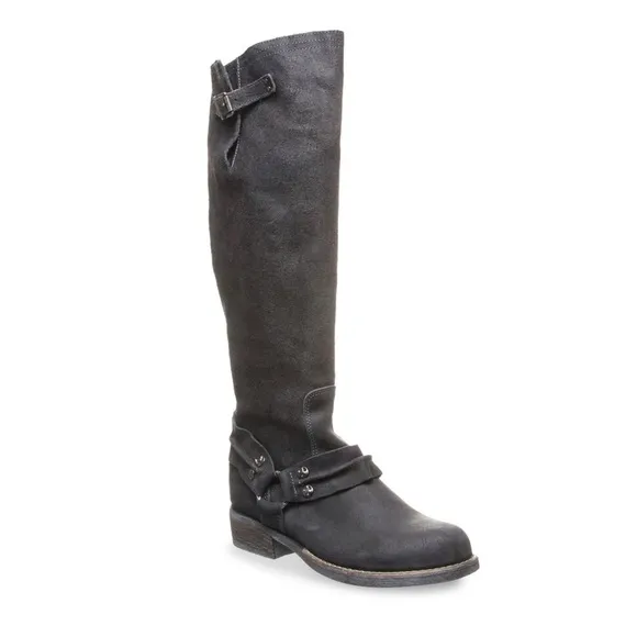 Luxe De Leon Templo Harness Boots Black