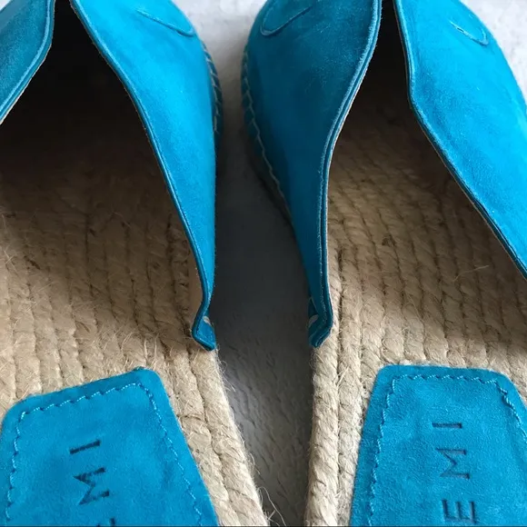 M. Gemi Nido Curvo Mules Mediterranean Blue Shoes