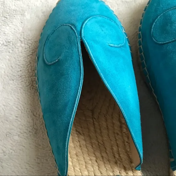 M. Gemi Nido Curvo Mules Mediterranean Blue Shoes