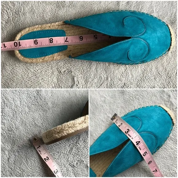 M. Gemi Nido Curvo Mules Mediterranean Blue Shoes