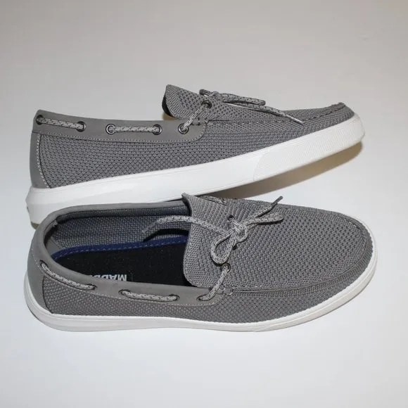 MADDEN BANOLL GREY BOAT SHOES