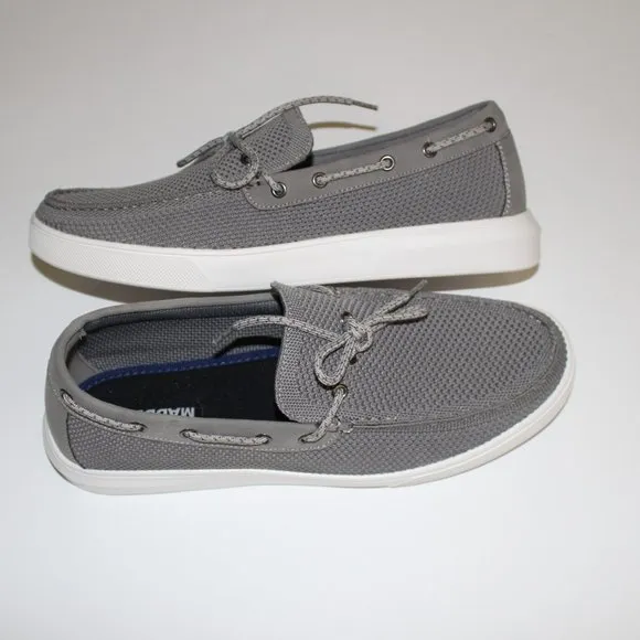 MADDEN BANOLL GREY BOAT SHOES