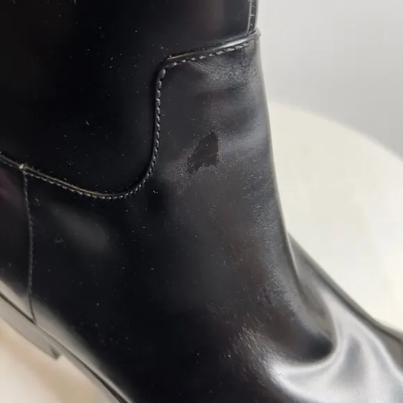 Madewell $298 The Adalai Knee-High Boot Black Size 8 NT401