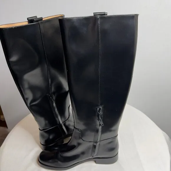Madewell $298 The Adalai Knee-High Boot Black Size 8 NT401
