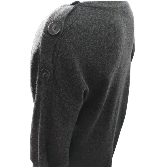 Madewell Women's Boat Neck Button Sweater Dress size XXL Merino Wool Loungewear