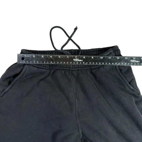 Madhappy Black Local Optimist Feel Yourself Graphic Thick Fleece Sweatpants‎