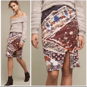 Maeve Anthropologie printed skirt NWOT‌‌‌‌‌‌‌‌‌‌‌‌‌