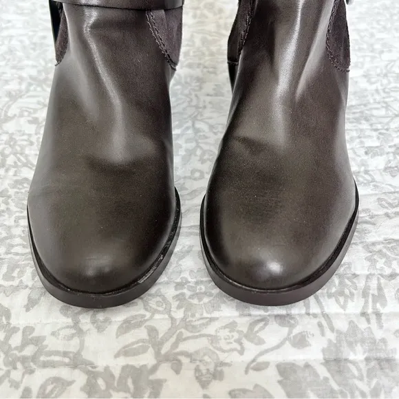 Marc Fisher Brown Suede and Leather Over the Knee Boots SZ 8.5