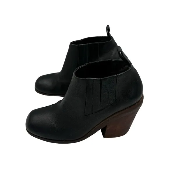 MARSELL Leather Chelsea Boots Black IT38/US8