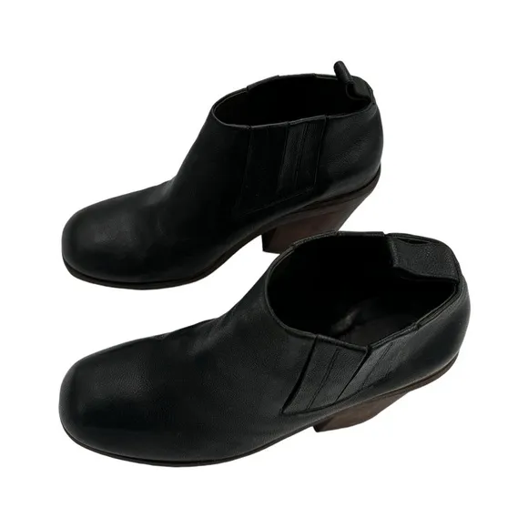MARSELL Leather Chelsea Boots Black IT38/US8