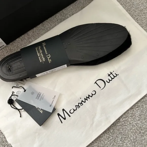 Massimo Dutti combat boots