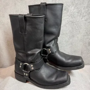 Masterson Boots 9 1/2 D Black Leather Motorcycle Harness Oil Resistant RB2500