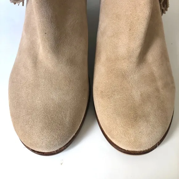 Matisse “Cloey” Natural Fringe Ankle Boots