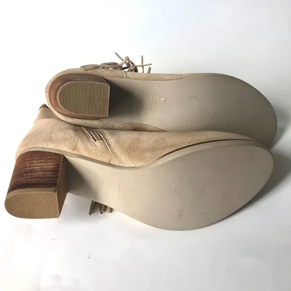 Matisse “Cloey” Natural Fringe Ankle Boots
