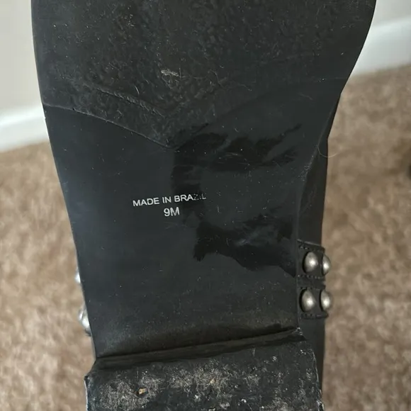 Matisse Conquest Leather Studded Riding Boots