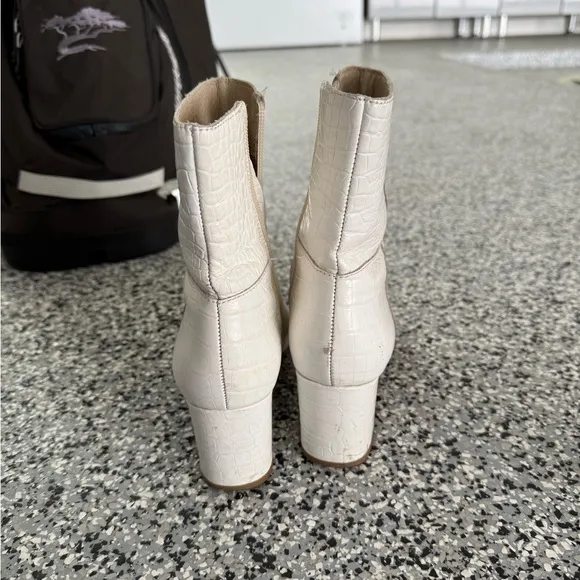 Matisse White Ankle Boots
