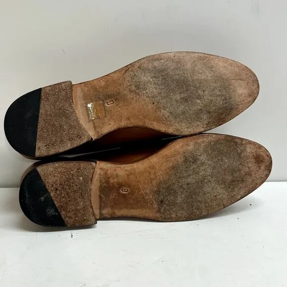 Meermin Men's Tan Softcalf Half Strap Penny E Loafer 114414 UK 9 / US 10