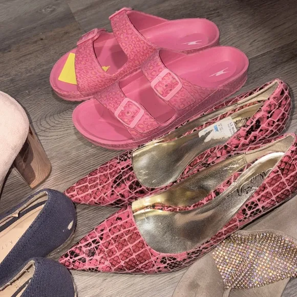 MEGA BUNDLE SIZE 8/8.5 Stylish Black and Tan Women's Flats