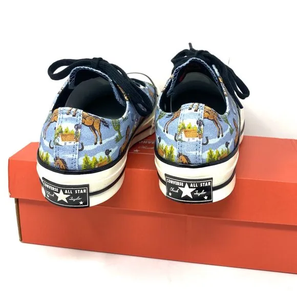 💖MEGA SALE💖Converse CHUCK 70 Shoes Men’s Canvas Low Washed Horses 169820C