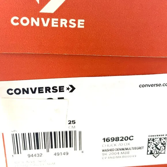 💖MEGA SALE💖Converse CHUCK 70 Shoes Men’s Canvas Low Washed Horses 169820C