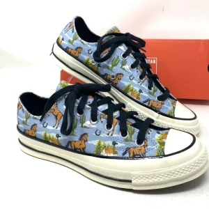 💖MEGA SALE💖Converse CHUCK 70 Shoes Men’s Canvas Low Washed Horses 169820C