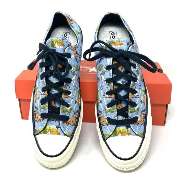 💖MEGA SALE💖Converse CHUCK 70 Shoes Men’s Canvas Low Washed Horses 169820C