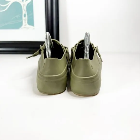 Melissa Possession Sneaker in Olive Green | Size 8 | Waterproof &amp; Vegan
